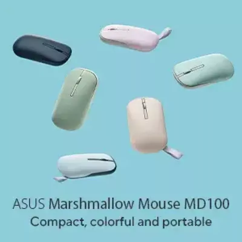 ASUS Marshmallow MD100 hiiri toimisto molempikätinen RF langaton + Bluetooth optinen 1600 DPI