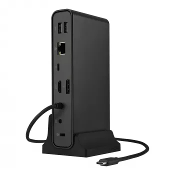 ASUS Triple Display USB-C telakka DC300 telakointi USB 3.2 Gen 2 (3.1 Gen 2) Type-C musta