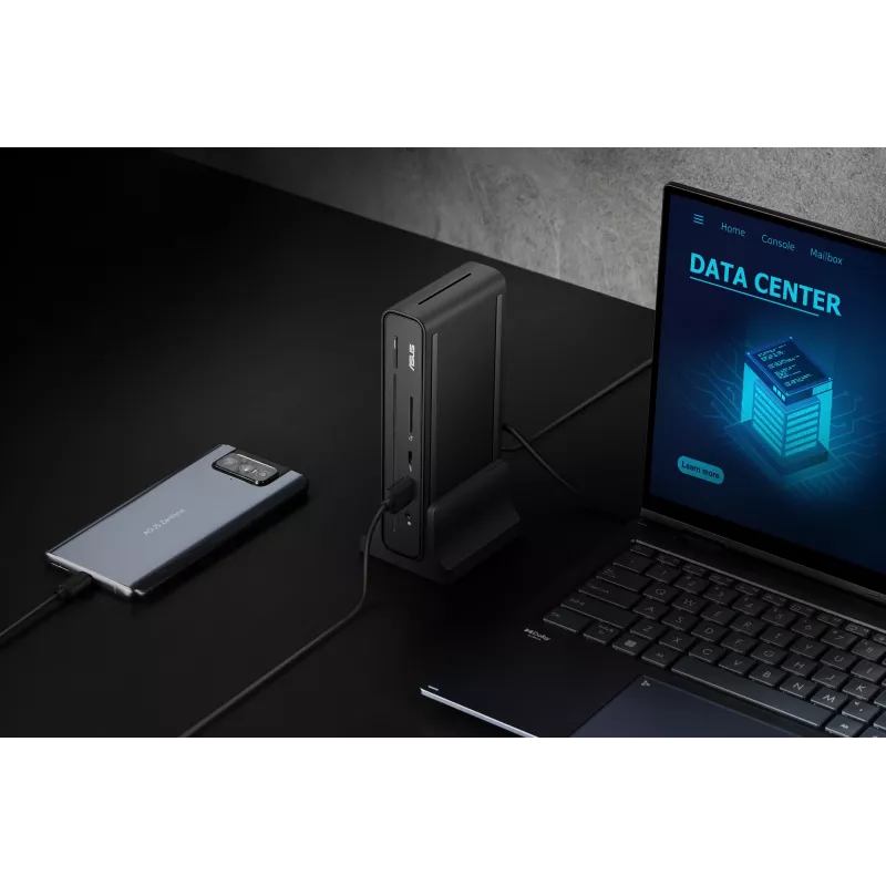 ASUS Triple Display USB-C telakka DC300 telakointi USB 3.2 Gen 2 (3.1 Gen 2) Type-C musta