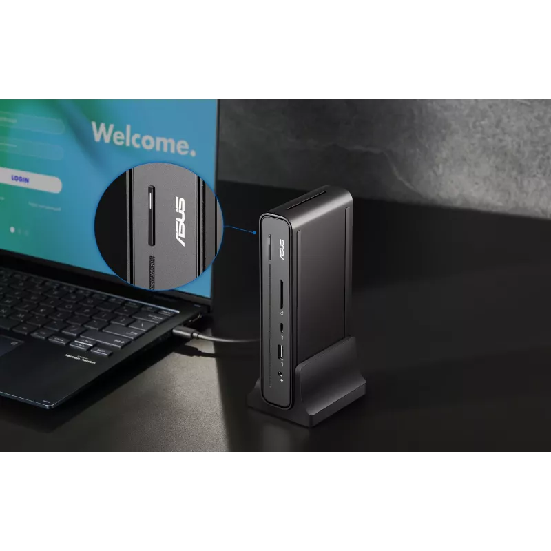 ASUS Triple Display USB-C telakka DC300 telakointi USB 3.2 Gen 2 (3.1 Gen 2) Type-C musta