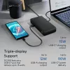 ASUS Triple Display USB-C telakka DC300 telakointi USB 3.2 Gen 2 (3.1 Gen 2) Type-C musta