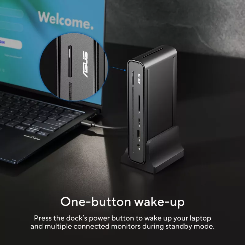 ASUS Triple Display USB-C telakka DC300 telakointi USB 3.2 Gen 2 (3.1 Gen 2) Type-C musta