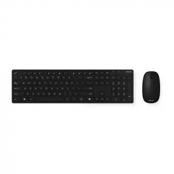 ASUS W5000 langaton näppäimistö- ja hiirisarja, näppäimistö, hiiri mukana, yleiskäyttöinen, RF langaton, musta