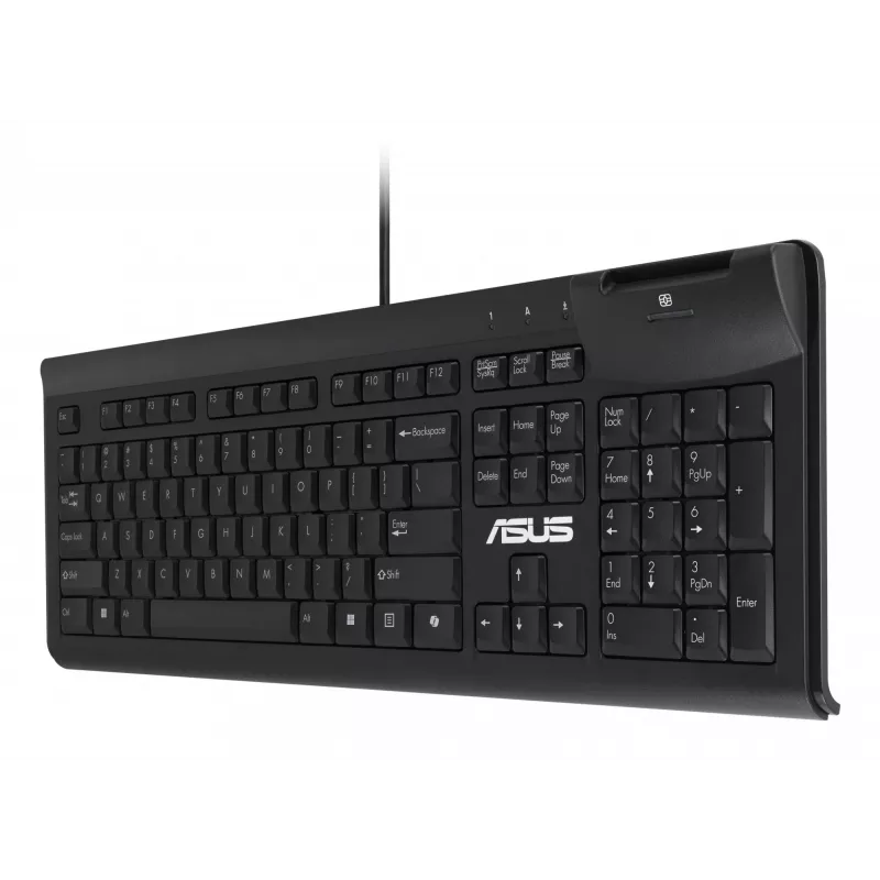 ASUS Smart Card KU100 näppäimistö kotiin/toimistoon USB musta