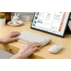 Langaton Bluetooth-näppäimistö ASUS Marshmallow KW100 — US International -asettelu, Oat Milk