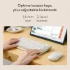 Langaton Bluetooth-näppäimistö ASUS Marshmallow KW100 — US International -asettelu, Oat Milk