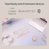 Langaton Bluetooth-näppäimistö ASUS Marshmallow KW100 — US International -asettelu, Oat Milk
