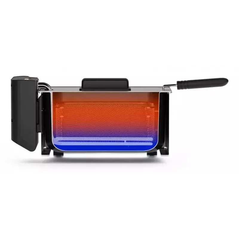 Friteerauskeitin Tristar FR-9334 – yksittäinen 3 L kapasiteetti, 2000 W, kiertosäädin, hopea