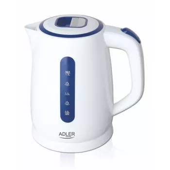 Vedenkeitin Adler 1,7 L 2200 W sininen valkoinen