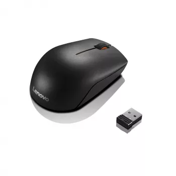Lenovo Wireless Compact -hiiri 300 musta, 1000 DPI, 2,4 GHz