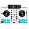DJ-kontrolleri Hercules DJControl Mix Ultra – valkoinen, kannettava Bluetooth-kontrolleri