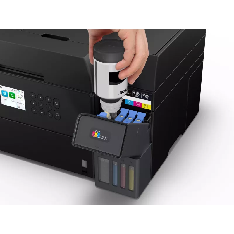 Monitoimi-mustesuihkutulostin Epson EcoTank L6370 — väri, A4, 4800x1200 DPI, Wi‑Fi, Ethernet