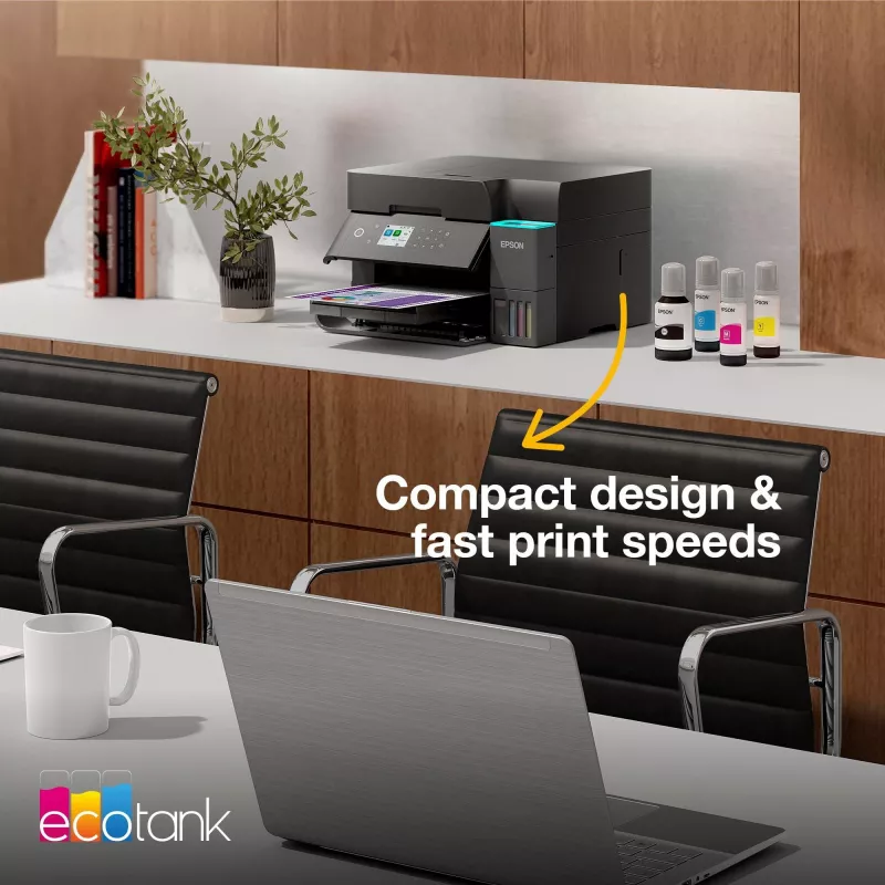 Monitoimi-mustesuihkutulostin Epson EcoTank L6370 — väri, A4, 4800x1200 DPI, Wi‑Fi, Ethernet