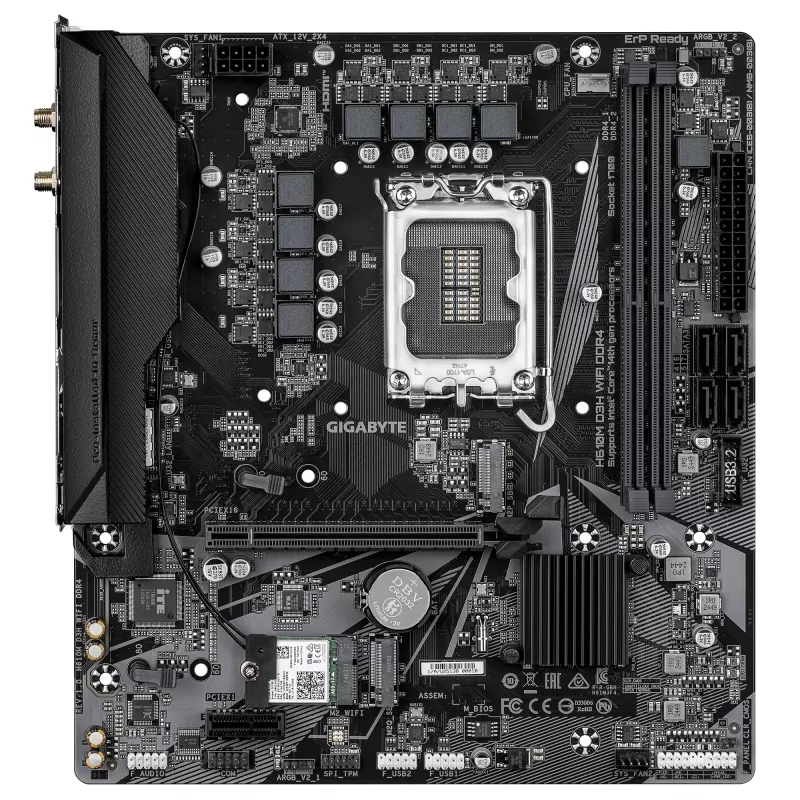 Emolevy GIGABYTE H610M D3H WIFI, H610, LGA 1700, Micro ATX