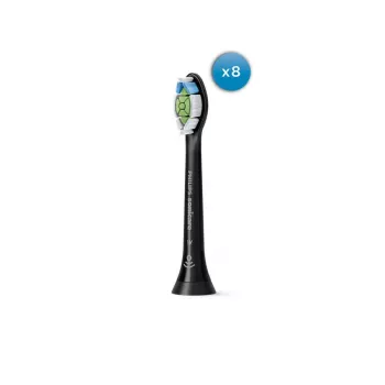 Vaihtoharjat Philips Optimal White HX6068/88 8 kpl:n pakkaus musta