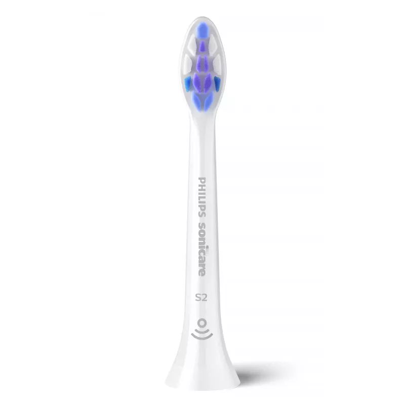 Harjaspäät Philips HX6052/87 Sensitive 2 kpl:n pakkaus, erittäin pehmeät harjakset, valkoinen