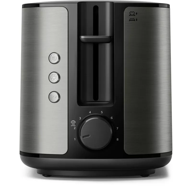 Philips Viva Collection HD2651/80 leivänpaahdin 8 2 viipaletta 1050 W titaani