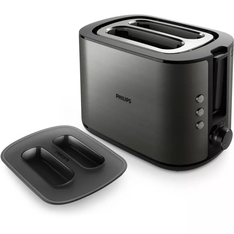 Philips Viva Collection HD2651/80 leivänpaahdin 8 2 viipaletta 1050 W titaani