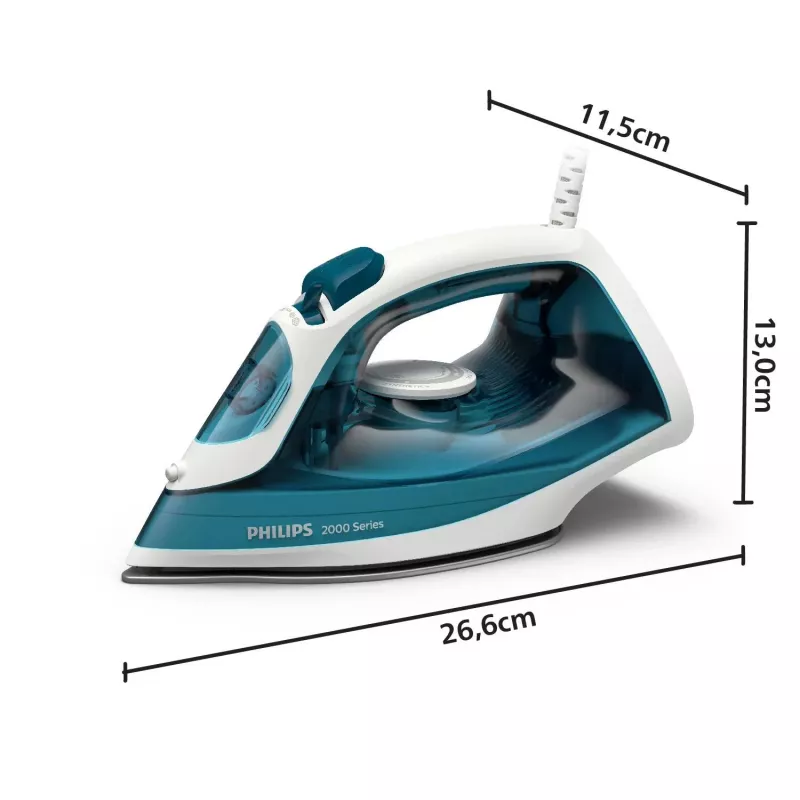 Philips 2000-sarja DST2020/90 höyrysilitysrauta keraaminen pohja 2000 W Aqua