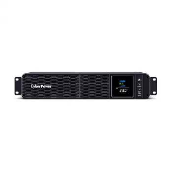 CYBERPOWER CP1200EIPFCRM2U -linjavuorovaikutteinen UPS 12 kVA / 720 W, 8 AC-pistorasiaa, huoltovapaa lyijy-happoakku, rack-asennus, musta
