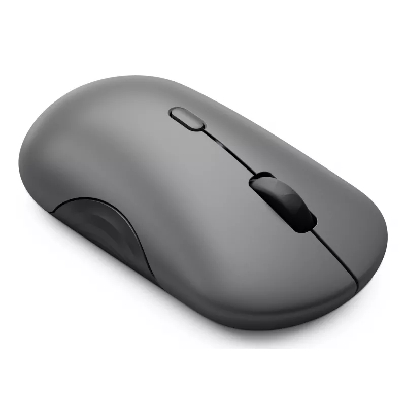 Lenovo 700 -langaton molempikätinen hiiri — RF + Bluetooth, optinen 4000 DPI, 8 painiketta, harmaa