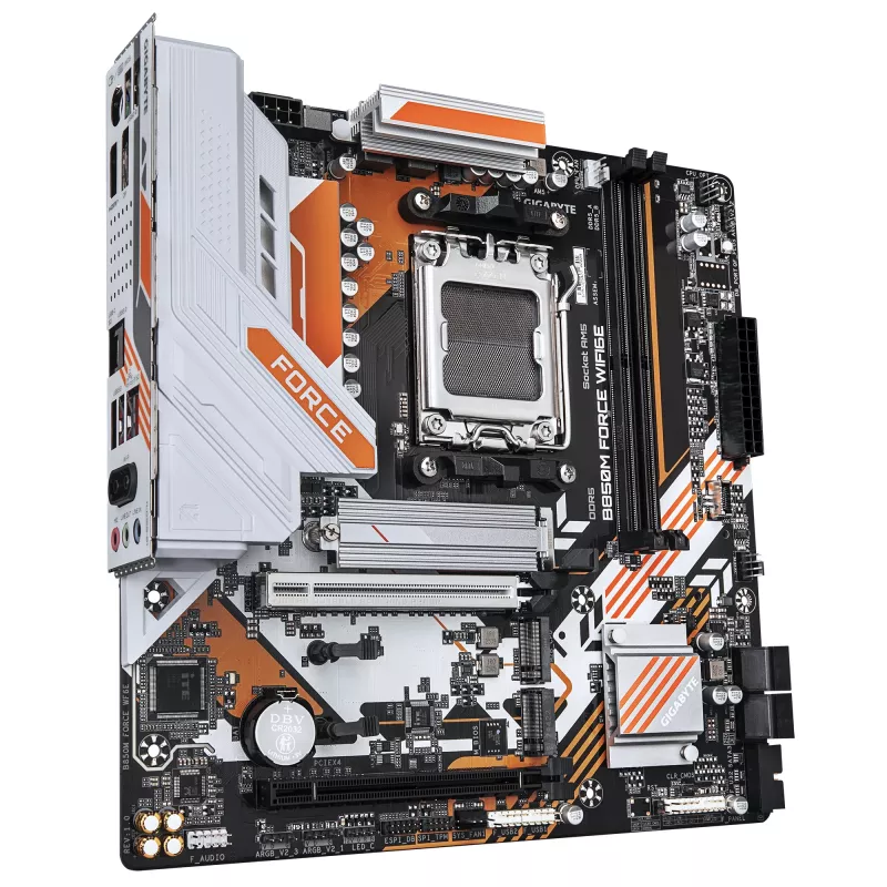 GIGABYTE B850M FORCE WIFI6E -emolevy, AMD B850, kanta AM5, Micro ATX