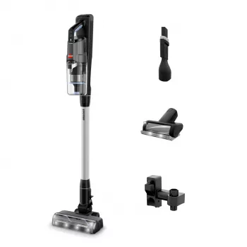 Bissell PowerClean Furfinder Pro akku-imuri HEPA pussiton 200 W musta, hopea