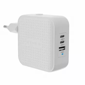 TARGUS Hyper Hyperjuice 70W USB-C GaN -matkalaturi (3C+1A) - valkoinen