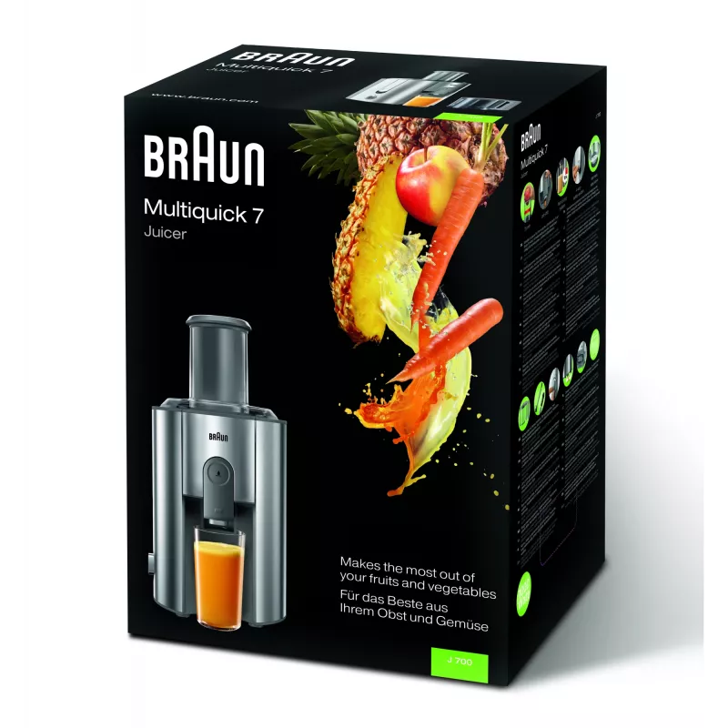 Braun Multiquick 7 mehulinko J 700 keskipakomehulinko 1000 W ruostumaton teräs