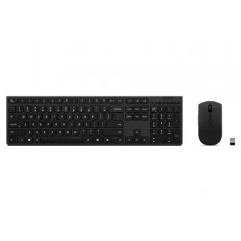 Lenovo 4X31R64357 näppäimistö hiiri sisältäen Office RF Wireless + Bluetooth QWERTY pohjoismainen harmaa