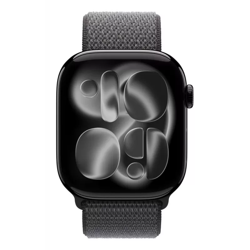 APPLE 46mm tummanharmaa Sport Loop