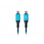 Lanberg CA-CMCM-44CU-0005-BK USB-C M/M USB4-kaapeli 0,5 m, 240 W, 8K 60 Hz