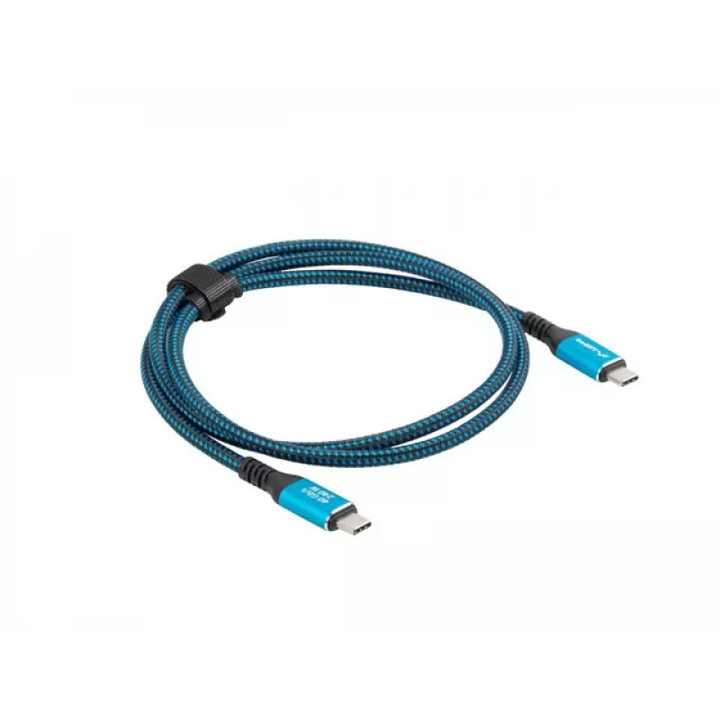 Lanberg CA-CMCM-44CU-0005-BK USB-C M/M USB4-kaapeli 0,5 m, 240 W, 8K 60 Hz