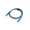 Lanberg CA-CMCM-44CU-0005-BK USB-C M/M USB4-kaapeli 0,5 m, 240 W, 8K 60 Hz