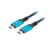 Lanberg CA-CMCM-44CU-0005-BK USB-C M/M USB4-kaapeli 0,5 m, 240 W, 8K 60 Hz