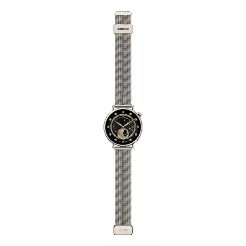 Xiaomi Watch S4 41 mm älykello, 1,32" AMOLED 466x466, GPS, NFC, 5 ATM, milanolainen ranneke, Sunset Gold