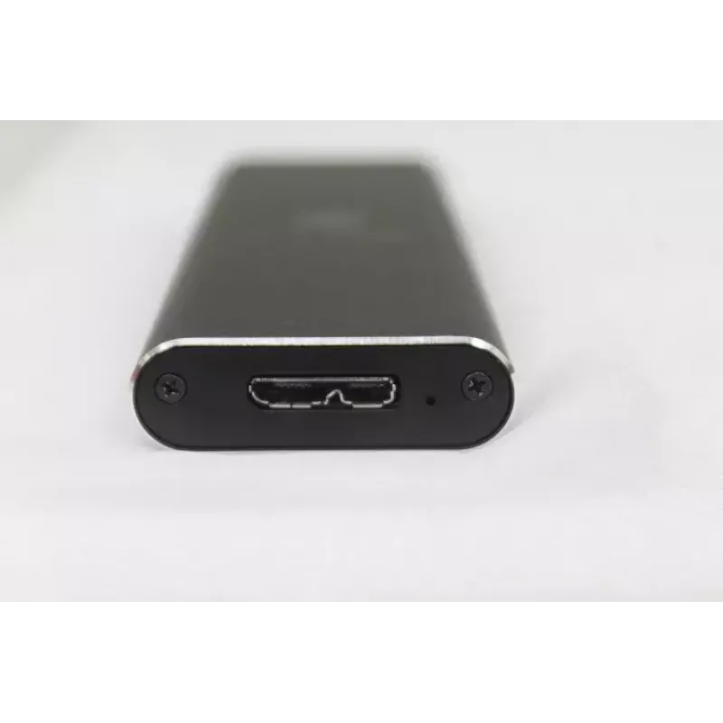 SSD-kotelo Icy Box 1x mSATA SSD USB 3.0 -isäntä alumiini musta IB-183M2