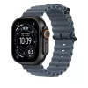 APPLE 49 mm Anchor blue Ocean Band – musta titaanipinta