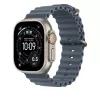 Apple Natural Titanium Finish MGCC4ZM/A -ranneke sininen fluorelastomeeri 49 mm