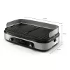Sähköinen grillilevy Philips HD6222/90 2400 W musta ruostumaton teräs