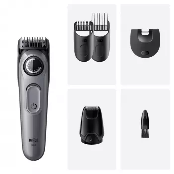 Braun BeardTrimmer 3 80789789 parranleikkuri AC/paristo 20 2 cm musta