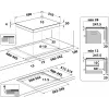 Indesit IB 65B60 NE musta sisäänrakennettu 59 cm induktioliesi 4 vyöhykettä