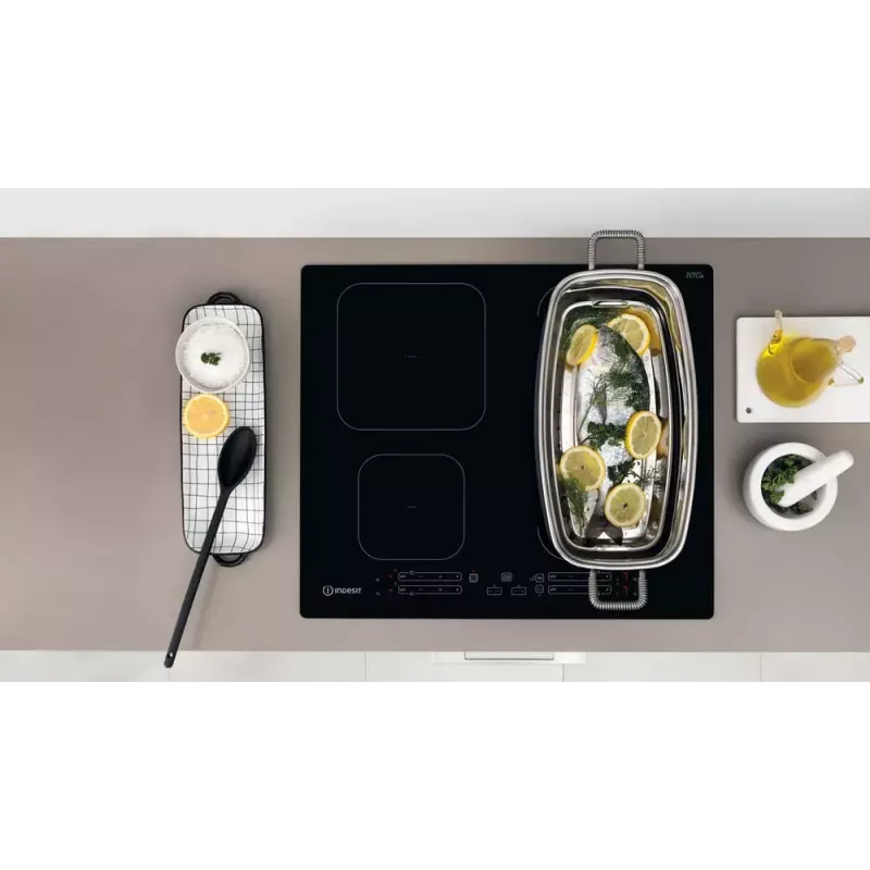 Indesit IB 65B60 NE musta sisäänrakennettu 59 cm induktioliesi 4 vyöhykettä