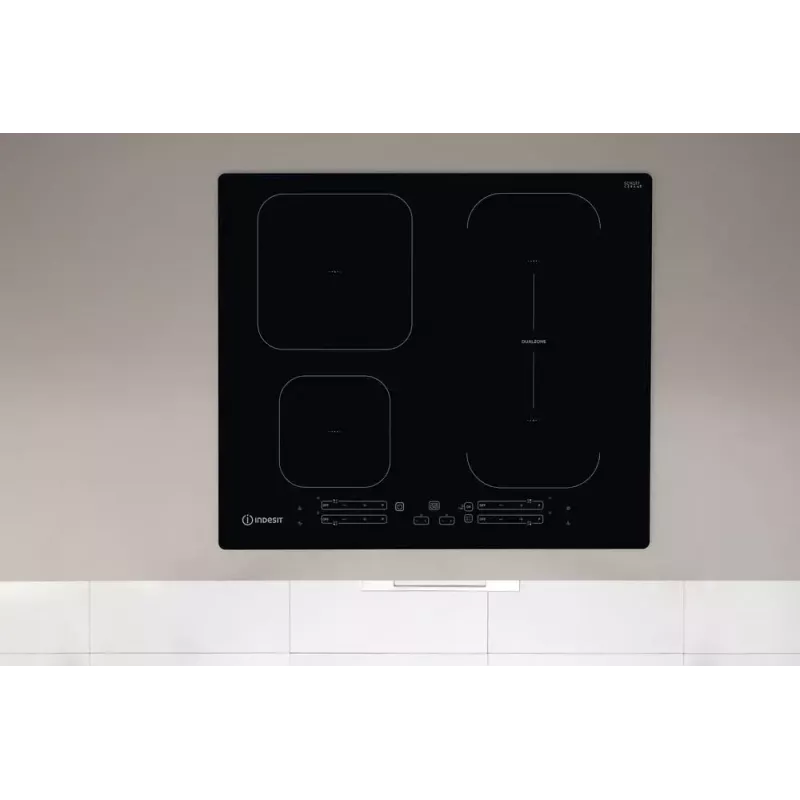 Indesit IB 65B60 NE musta sisäänrakennettu 59 cm induktioliesi 4 vyöhykettä