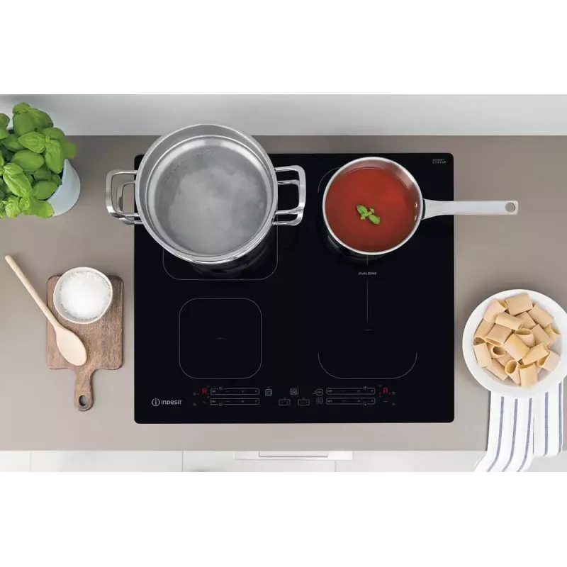 Indesit IB 65B60 NE musta sisäänrakennettu 59 cm induktioliesi 4 vyöhykettä