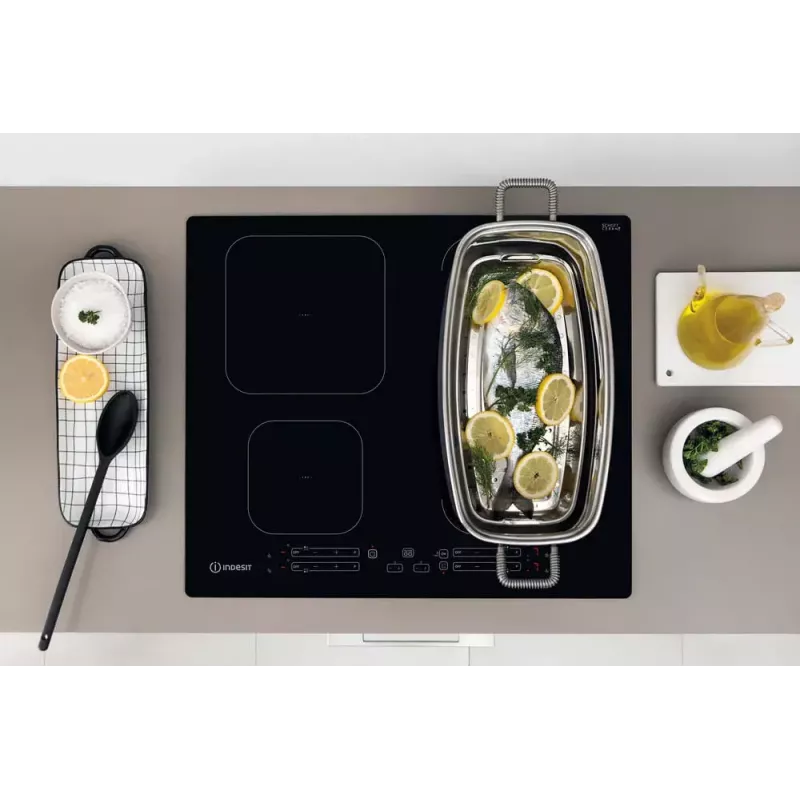 Indesit IB 65B60 NE musta sisäänrakennettu 59 cm induktioliesi 4 vyöhykettä
