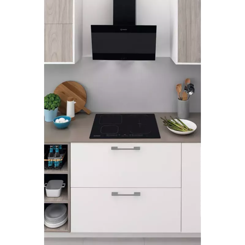 Indesit IB 65B60 NE musta sisäänrakennettu 59 cm induktioliesi 4 vyöhykettä