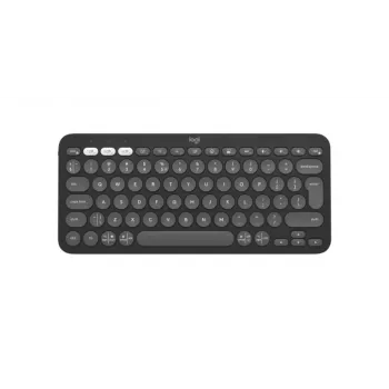 Logitech Pebble Keys 2 K380s näppäimistö yleiskäyttöön RF langaton + Bluetooth QWERTY US International grafiitti