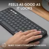 Logitech Pebble Keys 2 K380s näppäimistö yleiskäyttöön RF langaton + Bluetooth QWERTY US International grafiitti