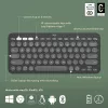 Logitech Pebble Keys 2 K380s näppäimistö yleiskäyttöön RF langaton + Bluetooth QWERTY US International grafiitti